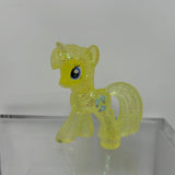 My Little Pony Mini Pony G4 Clear Glitter Lightbulb Hasbro MLP Unicorn Yellow