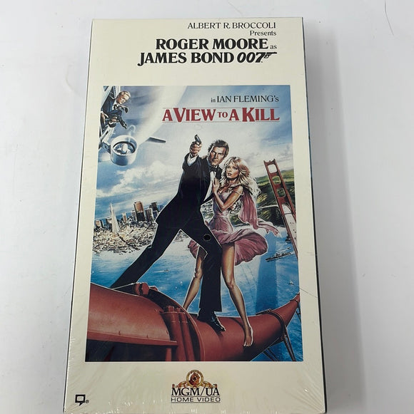 VHS James Bond 007 A View To A Kill Brand New