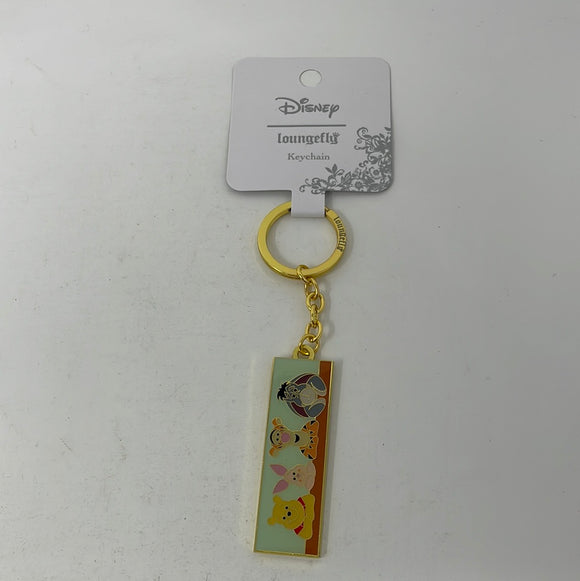 Disney Loungefly Keychain Pooh and Friends Enamel Keychain