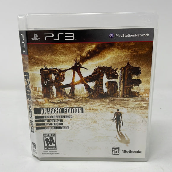 PS3 Rage Anarchy Edition