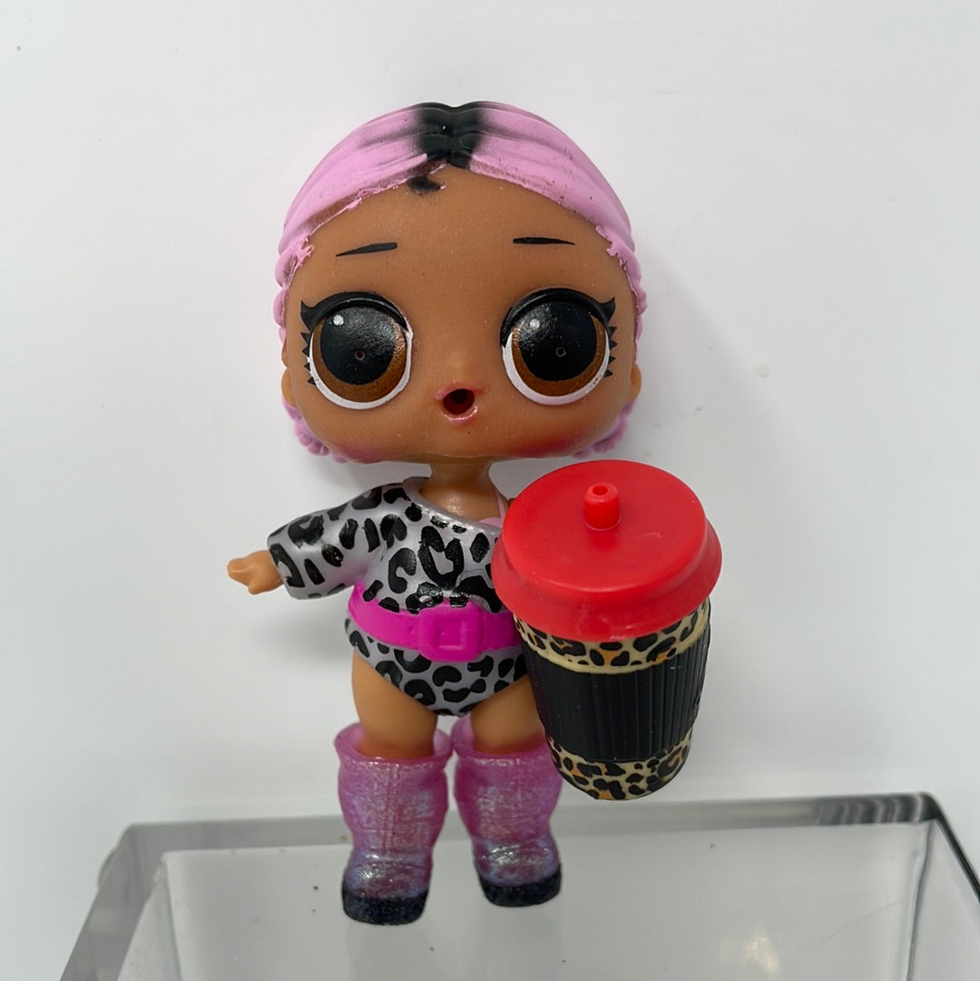 LOL Surprise Doll Pink Hair and Cheetah Print Outfit shophobbymall