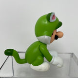 World of Nintendo Super Mario 3D World 2.5" Figure Cat Luigi Jakks