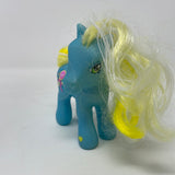 Hasbro My Little Pony G3 Goodie Goodie Blue Figure Yellow Hair Mirror Cutie Mark