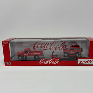 M2 Machines Coca-Cola 1972 Ford F-250 Explorer 4x4 and 1966 Ford Bronco