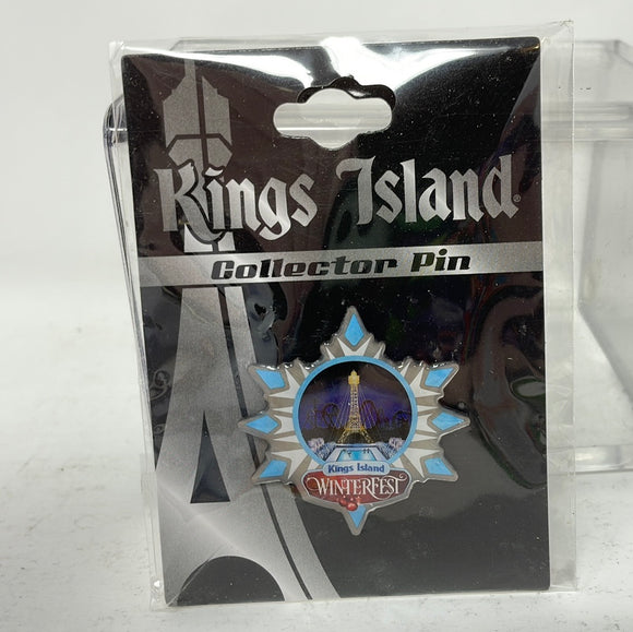 Kings Island Collector Pin Snowflake Winterfest Kings Island