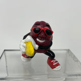 California Raisins Raisin with Surfboard 2" Tall PVC Figure Vintage 1988 Calrab