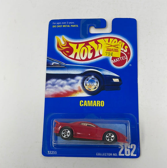 Hot Wheels Blue Card Camaro 262 5 Spoke