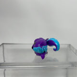 HATCHIMALS COLLEGGTIBLES SEASON 1 FOREST PURPLE & BLUE SKUNK WITH SILVER WINGS