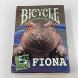 RARE - Bicycle Fiona the Cincinati Baby Hippo Playing Cards, NEW