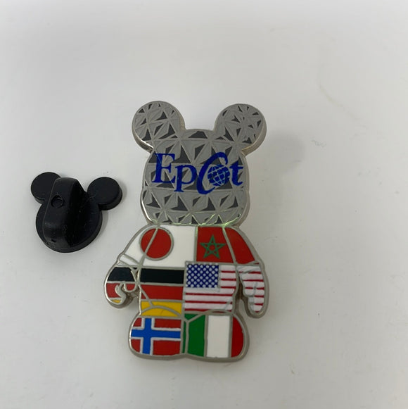 Disney Vinylmation Park # 4 Mystery Collection Epcot Showcase Mickey Mouse Pin