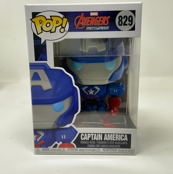 Funko Pop Avengers Endgame Mech Strike Captain America 829