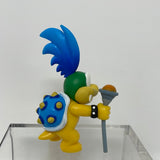 World Nintendo Jakks Pacific Super Mario Larry Koopa 2.5" Action Figure W Staff