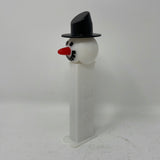 VINTAGE 1970 WHITE SNOWMAN PEZ DISPENSER MADE IN SLOVENIA RARE