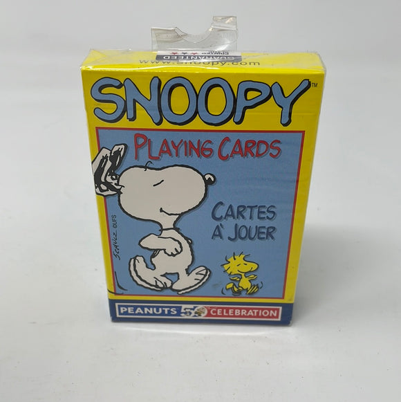 Snoopy Playing Cards Peanuts 50th Celebration Brand New