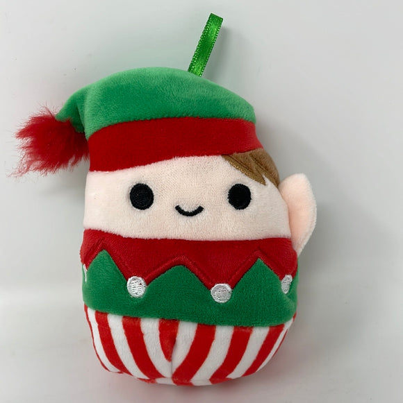 Squishmallow Mini BARTIE The ELF Christmas Ornament Size 4.5