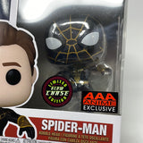 Funko Pop! Marvel Studios Spider-Man No Way Home Black Suit Spider-Man AAA Anime Exclusive Limited Edition Glow Chase 1073