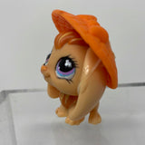 LPS Littlest Pet Shop 480 Orange Bunny Floppy Ears Purple/Pink Clover Eyes