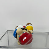 Super Mario Holding Mushroom PVC Figurine Nintendo Applause 1989 Figure 2.5"