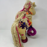 2001 Groovy Girls Horse Calypso Callie Plush Posable Legs W/removable Saddle 13"