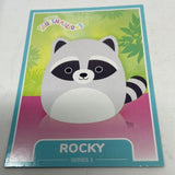 Squishmallow Trading Card Series # 1 Rocky The Raccoon - MINT