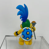 World Nintendo Jakks Pacific Super Mario Larry Koopa 2.5" Action Figure W Staff