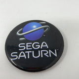 Vintage 2" Sega Saturn Collectable Pinback Button Pin