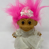 Russ Trolls Wedding Dress Bride Pink Hair