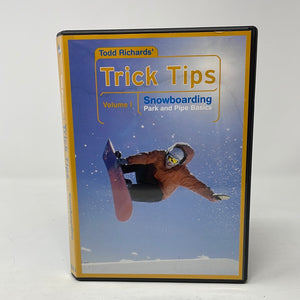 DVD Todd Richards’ Trick Tips Snowboarding Park and Pipe Basics Volume 1