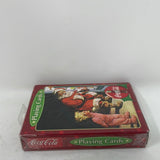 2003 Bicycle Coca Cola Santa with Boy Cards Sealed