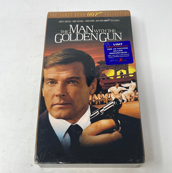 VHS The James Bond 007 Collection The Man With The Golden Gun Sealed