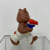 RAINBOW KIDS Bear with Paint Bucket PVC Figure - 1981 Wallace Berrie