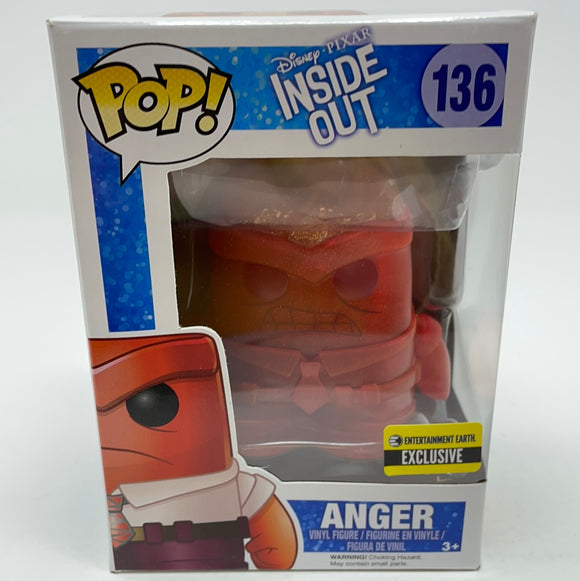 Funko Pop! Disney Inside Out Entertainment Earth Exclusive Anger 136