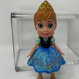 Disney Princess Mini Toddler Doll Anna Frozen Poseable Figure Jakks Pacific 3.5 Inches Tall