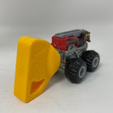 Hot Wheels Mattel Fire Truck Monster Truck Yellow Accelerator Key