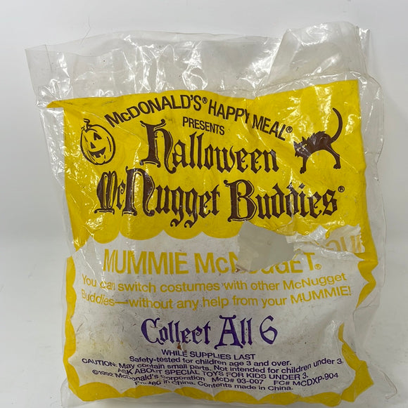 Vintage McDonald's Halloween 1992 Mummie McNugget Buddies Mummy