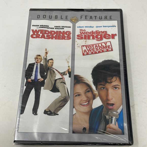 DVD Double Feature Wedding Crashers, The Wedding Singer Totally Awesome Edition (Sealed)