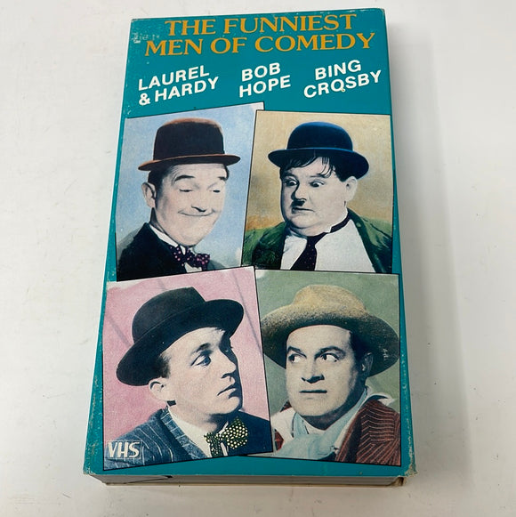 VHS The Funniest Men Of Comedy Laurel & Hardy, Bob Hope, Bing Crosby