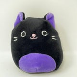 Autumn the 4.5" Black Purple Cat Halloween Squishmallow Stuffed Animal Toy Plush