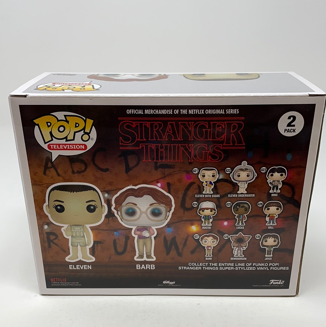 Funko Pop Stranger Things Upside sold Down Barb and Eleven