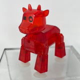Stikbot Red Transparent Cow Toy