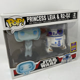 Funko Pop! Star Wars Princess Leia and R2-D2 2 Pack 2017 Summer Convention Exclusive