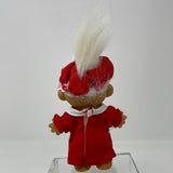 Russ Troll Doll Christmas Mrs. Claus White Hair 7” w/ hair