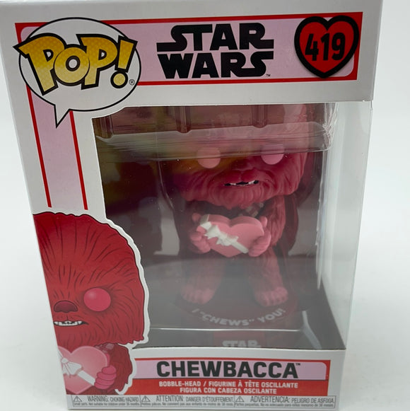 Funko Pop Star Wars Chewbacca  Valentines 419
