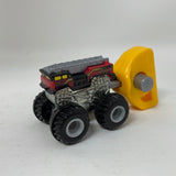 Hot Wheels Mattel Fire Truck Monster Truck Yellow Accelerator Key