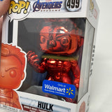 Funko Pop! Marvel Avengers Endgame Walmart Exclusive Red Chrome Hulk Walmart Exclusive 499