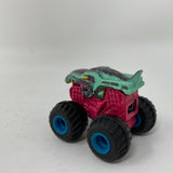 Hot Wheels Mattel Mighty Minis Zombie T-Rex Monster Truck NO Accelerator Key
