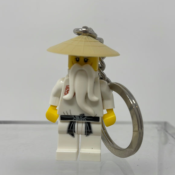 LEGO Ninjago minifigure Master Sensei Wu Key Chain