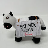 Chick-fil-A Plush Cow Doll Toy Eat Mor Chikin 4" Tall LIMITED EDITION