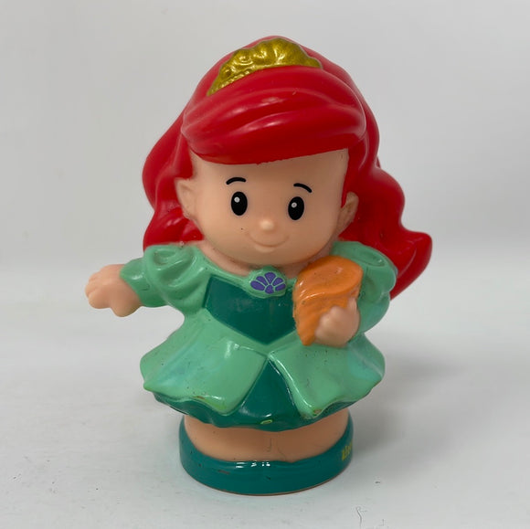 Fisher Price Little People Disney Little Mermaid Ariel Green Dress Figures