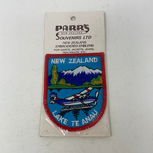 Parr’s New Zealand Souvenirs LTD New Zealand Embroidered Emblems New Zealand Lake Te Anau Patch